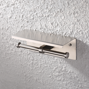 304 Stainless Steel <strong>Commercial</strong> Tissue <strong>Roll</strong> Dispenser Double <strong>Toilet</strong> Paper <strong>Holder</strong> - Product Image 3