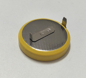 Pile bouton primaire au dioxyde de manganèse au lithium <span class=keywords><strong>CR2450</strong></span> 3V avec languettes de soudure - Product Image 2