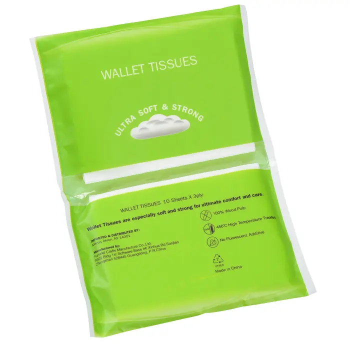 OEM good designed wallet tissue