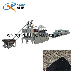 Pvc Nhựa Cuộn Dây Xe Mat Với Spike Trở Lại Đùn Making Machine/Cuộn Dây Mat Dây Chuyền Sản Xuất