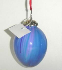 Décoration suspendue de Noël en verre Ornement festif pour une utilisation intérieure et extérieure - Product Image 2