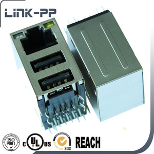 5520470-3 Connecteur RJ45 Modulaire <span class=keywords><strong>Jack</strong></span> Avec Magnétisme AVEC lan transformateur - Product Image 4