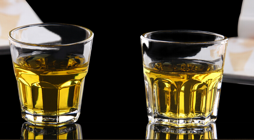 Haonai 1.5 Oz Whiskey Shot Glass; (Set of 4) Shot Glasses,Dishwasher Safe