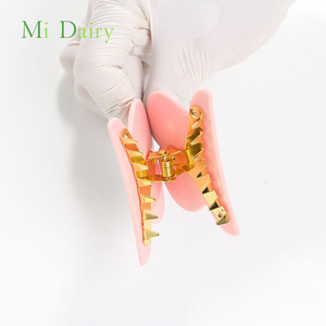 <span class=keywords><strong>Mi</strong></span> Dairy 7cm lindo Rosa niñas pinzas para el cabello amor corazón pelo cangrejo abrazadera mandíbula Clip <span class=keywords><strong>Aliexpress</strong></span> vendedor accesorios para el cabello para mujeres niñas - Product Image 4