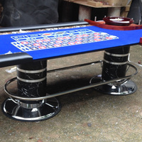 96-Zoll Casino Deluxe Roulettetisch mit Deluxe Chrombeinen