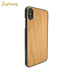 Chấp nhận khắc logo Chất lượng cao mạ vàng cứng <span class=keywords><strong>PC</strong></span> Bìa Thanh Trống Gỗ trường hợp điện thoại - Product Image 2