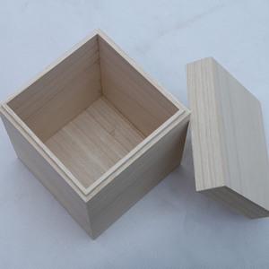 Beautiful design paulownia box wooden gift box