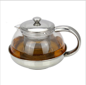 Teiera in Vetro Resistente al Calore e Acciaio Inossidabile con Filtro e Infusore, Articoli Promozionali Lihong - Product Image 5
