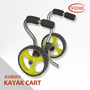 Chariot de kayak en nylon pour la vente, chariot à main pliable, remorque à roulettes