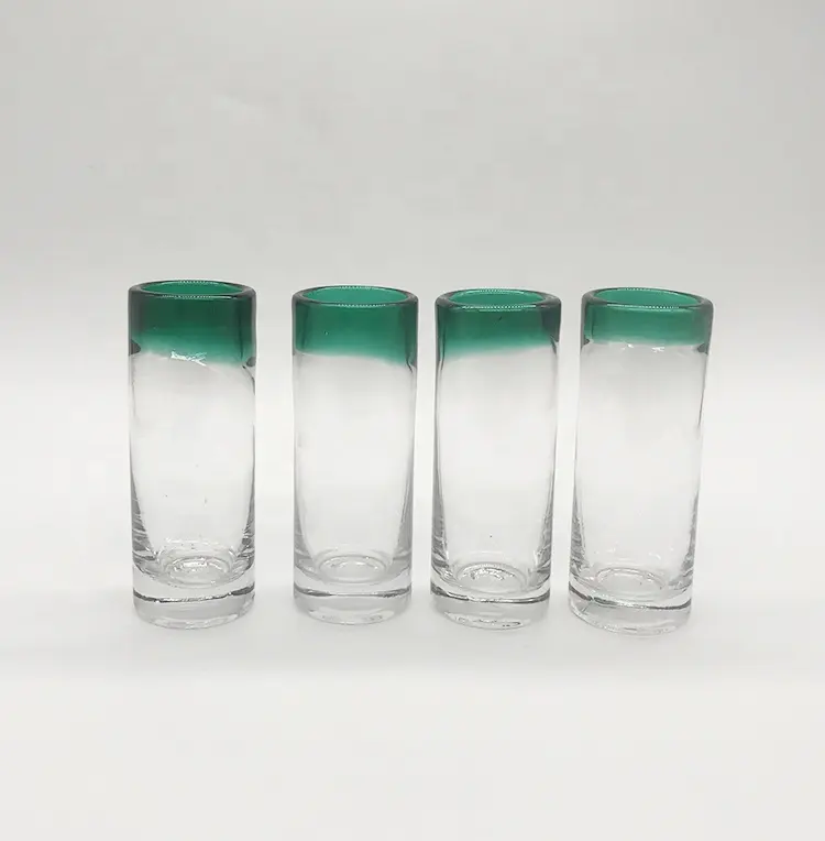 90ml Spring of Green Top Color Shot glass