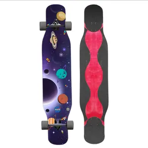 Venta al por mayor tiempo pintail longboard-Venta caliente Dropship de skate Longboard snowboard con ruedas