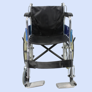 Fauteuil roulant pliable en acier pour fauteuil roulant, accessoires de haute qualité, lourds, pour manuel - Product Image 2