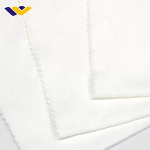 100% tessuti di cotone tessile bianco per kg twill lavorato a maglia pianura