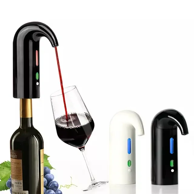SUNWAY高級最新キッチンアクセサリーパーソナライズされたワインデカンター電気ワイン真空エアレーター