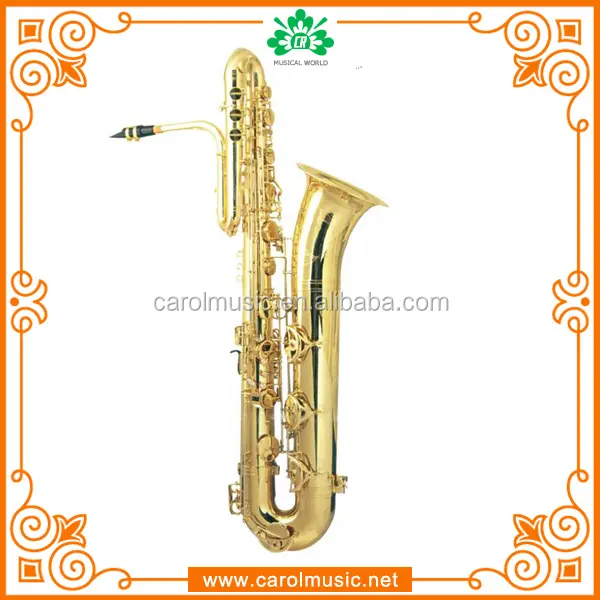 bs001 professionale strumento musicale bb chiave in ottone sassofono basso