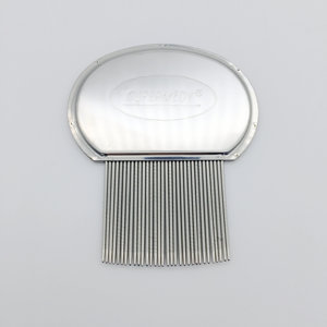 OEM Peigne à dents en acier inoxydable spiralé pour enlever les <span class=keywords><strong>poux</strong></span> des <span class=keywords><strong>poux</strong></span> des tiques des puces pour les enfants - Product Image 1