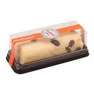 Custom Eco-Vriendelijke Plastic Dienblad Doos Voor Brood Voor Zwitserse Roll Kaas Cake Chocolade Verpakking Voor Sandwich Salade Eten Stijlvol - Product Image 1