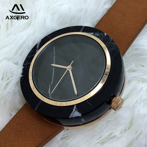 5atm <span class=keywords><strong>uomo</strong></span> di lusso marmo oem <span class=keywords><strong>orologio</strong></span> con <span class=keywords><strong>cinturino</strong></span> in <span class=keywords><strong>pelle</strong></span> - Product Image 2