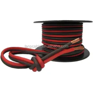 red black zip cord fig 8 speaker wire cable 100m plastic reel