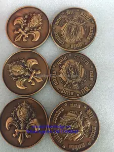 旧压铸金属/古董挑战硬币/复制古董硬币价格出售