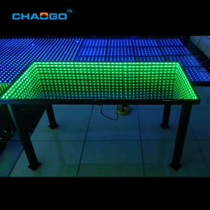 3d Led Illusion Light up Tunnel Effect Led Coffee <strong>Table</strong> Rgb Color Changing Rectangle Mirror Infinity Glass <strong>Beer</strong> Pong <strong>Table</strong> - Product Image 4