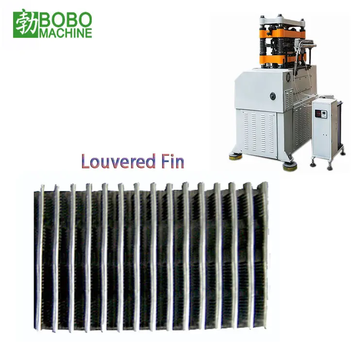 Automatic aluminium radiator louvered fin making forming machine