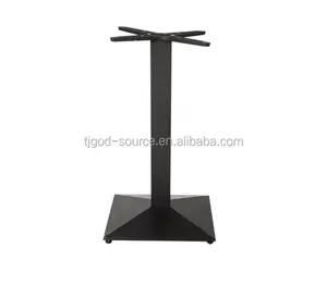 Restaurant furniture 4 legs Cast Iron Table Base For round marble table tops