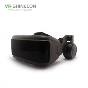 Nouveau produit VR SHINECON 6.0 update bluetooth remote virtual reality vr box with headphone - Product Image 1