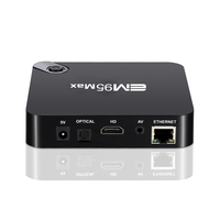 Boîte TV Android numérique HD 4K EM95 Max Android 9.0, boîte TV OTT, boîte IPTV arabe