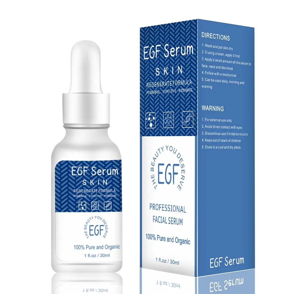 Oem Huidverzorging Facial Essentie Egf Serum 30Ml Anti-Aging Reparatie Lichter Rimpels Egf Serum