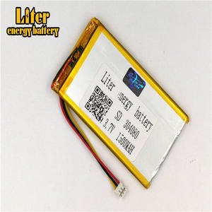 Connector <span class=keywords><strong>2</strong></span>,0-<span class=keywords><strong>3</strong></span> p 304080 ultra-thin polymer lithium battery 1500 mAh outdoor lighting <span class=keywords><strong>3</strong></span>,7 V Medical equipment with NTC - Product Image 1
