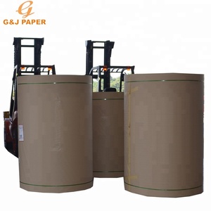 High Stiffness Test Liner Corrugated Fluting Paper Roll Offset Printing Wood Pulp Recycled G & J Paper GJ Test LINER 10 Uncoated