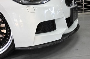 Spoiler Splitter Labbro Paraurti Anteriore in Fibra di Carbonio per <span class=keywords><strong>BMW</strong></span> <span class=keywords><strong>F20</strong></span> Serie <span class=keywords><strong>1</strong></span> M135i Paraurti M-Tech 2011-13 - Product Image 4