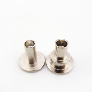 Paslanmaz çelik perçin nikel kaplama düz kafa perçin adım ince kafa yarı tübüler perçin - Product Image 2