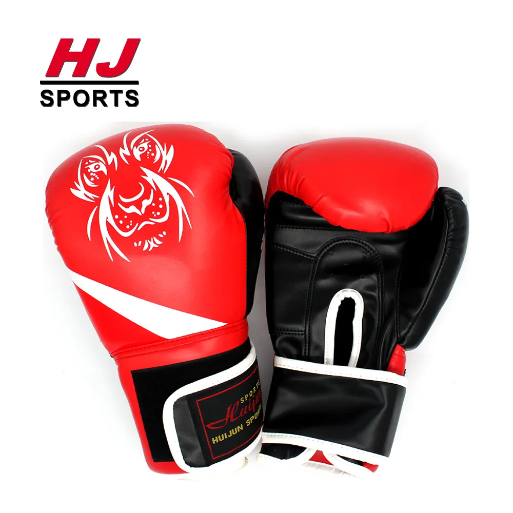 Punzonadora de HJ-G123 lucha guantes de boxeo de los hombres y las mujeres guantes de entrenamiento