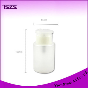 Transparente leve <span class=keywords><strong>productos</strong></span> del arte del clavo polaco del Gel removedor de uñas botella dispensador de la bomba - Product Image 2