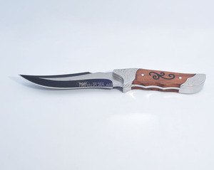 Exquisito Cuchillo de Caza Práctico de Acero Inoxidable, Cuchillo de Hoja Fija Tipo Sable Recto - Product Image 2