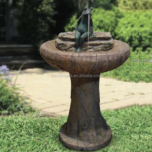<span class=keywords><strong>Fuente</strong></span> de agua de piedra arenisca para decoración de patio, escultura de <span class=keywords><strong>rana</strong></span> animal para exteriores, venta al por mayor - Product Image 5