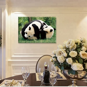 Peinture Diamant 5D Géante Personnalisée Faite à la Main, Motif <span class=keywords><strong>Panda</strong></span>, sur Toile à Poils Courts, pour Décoration Intérieure - Vente en Gros - Product Image 2