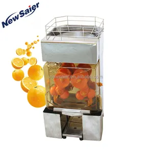 20 naranjas/min maquina para hacer jugos/exprimidor de naranja comercial