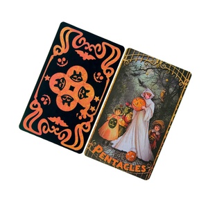 Personalizzato Oro Bordi Tarocchi Carte Commercio All'ingrosso Tarocchi Carte Da Gioco di Trasporto Controllo a Campione - Product Image 2