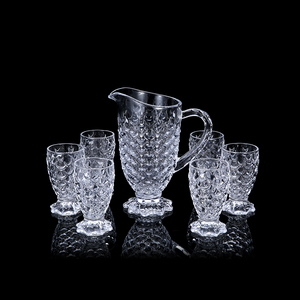 Hot Selling Mini Glass Pitcher Cup <strong>Tea</strong> <strong>Set</strong> Home Decor Wedding Jug Drinking Glass Cup Coffee <strong>Tea</strong> <strong>Pot</strong> <strong>Set</strong> - Product Image 4