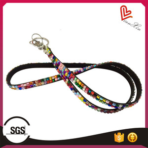 Retráctil al por mayor rhinestone lanyards con anillo y correa del teléfono - Product Image 2