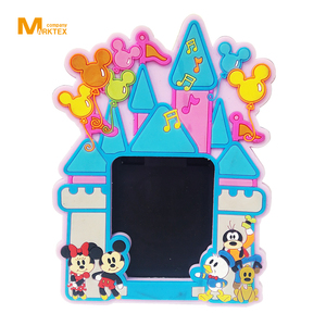 Custom 3D promotional rubber pvc <b>frame</b> - Product Image 3