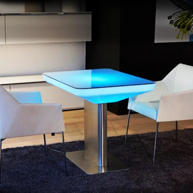الحديثة KTV 16 ألوان changig led طاولة شاي إضاءة LED ماء القهوة طاولة بار