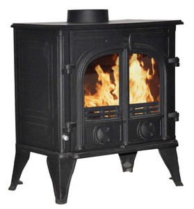 Estufa <span class=keywords><strong>de</strong></span> <span class=keywords><strong>leña</strong></span> multicombustible, Gran Salida <span class=keywords><strong>de</strong></span> calor, <span class=keywords><strong>doble</strong></span> puerta, <span class=keywords><strong>de</strong></span> hierro fundido - Product Image 5