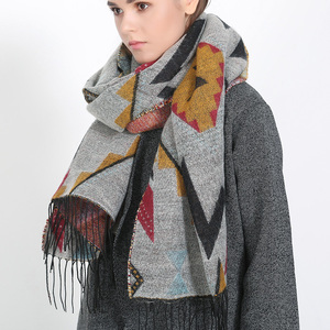 Châle à franges pour femmes, écharpe, Poncho pour l'hiver, vente en gros, 2016 - Product Image 3