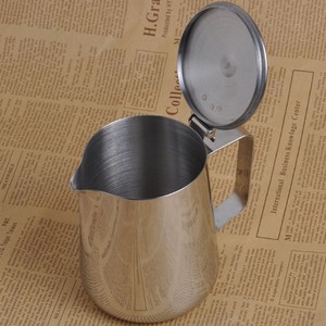 Bình Đánh Bọt Sữa Bằng Thép Không Gỉ 304 Mới Có Nắp - Product Image 5