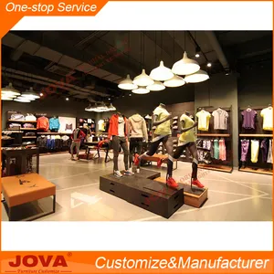 nice looking display furniture to display sports clothes clothing display ideas