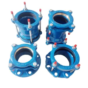 Ductile iron pipe fitting Di universal flexible restrained coupling joint and flange adaptor connector